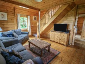 TV a/nebo společenská místnost v ubytování Pen Y Clawdd