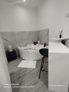 Koupelna v ubytování CarpeDiemHouse