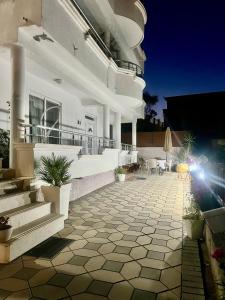 Balkón nebo terasa v ubytování PrivatHomeUlcinj2