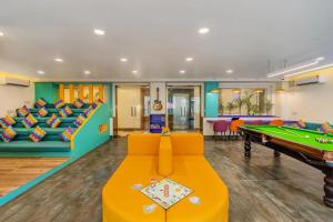 Biliár nebo kulečník v ubytování goSTOPS PLUS Rishikesh Tapovan