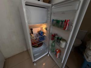 Η κουζίνα ή μικρή κουζίνα στο Caminito Brasília Hostel