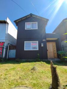 Bygningen som feriehuset ligger i