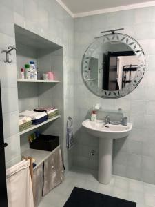 Koupelna v ubytování Larysa