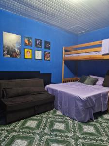 Postel nebo postele na pokoji v ubytování Quarto espetacular próximo à UFPA e ao Centro comercial