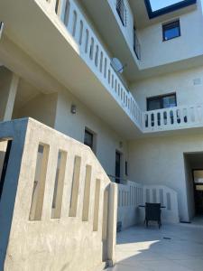 Balkón nebo terasa v ubytování Lux Konštantínova