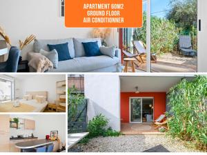 Χώρος καθιστικού στο Le Cocon - 5 min to Monaco - Ideal couple or business - Free private parking - Near events - Terrace and balcony - Premium services +33 φωτογραφίες