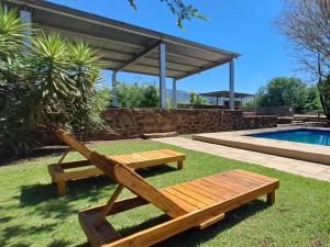 Πισίνα στο ή κοντά στο Buck Hill Bush Lodge