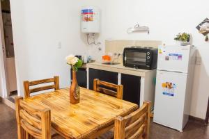 Kuchyň nebo kuchyňský kout v ubytování Tierra querida