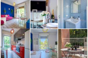 TV a/nebo společenská místnost v ubytování Comfort and Relax Free Parking 10 minutes to Linate