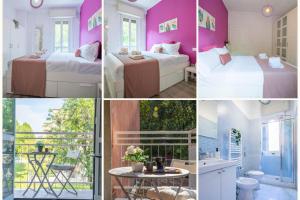 Postel nebo postele na pokoji v ubytování Comfort and Relax Free Parking 10 minutes to Linate