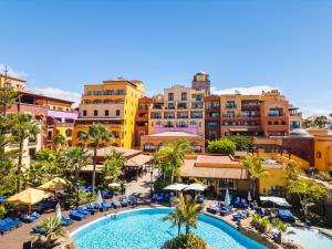 an aerial view of a resort with a swimming pool at Europe Villa Cortes GL in Playa de las Americas