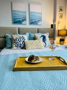 Гостиная зона в Flat Mar Doce Lar na praia do Bessa