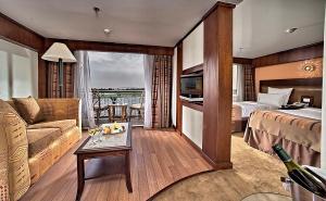 Χώρος καθιστικού στο Sonesta Star Goddess Cruise - Luxor- Aswan - 04 & 07 nights Each Saturday