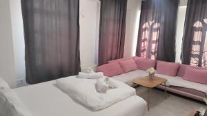 Χώρος καθιστικού στο Noen hotel