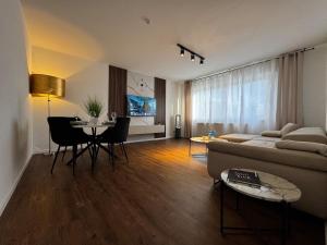 Posezení v ubytování Top Lage in Marl! Neu renovierte Wohnung bis 6 Person