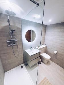 Et badeværelse på Little Dunton Lodges 1