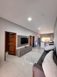 TV a/nebo společenská místnost v ubytování Casa J&L