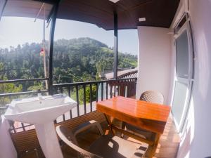 Nespecifikovaný výhled na hory nebo výhled na hory při pohledu z bed and breakfast