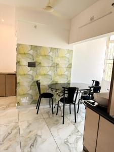 Posezení v ubytování Radhakrishna Residency