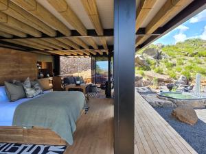 Postel nebo postele na pokoji v ubytování Eagle View on Beumont