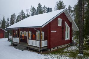 Το Sammalkaltio 1 by Hi Ylläs τον χειμώνα