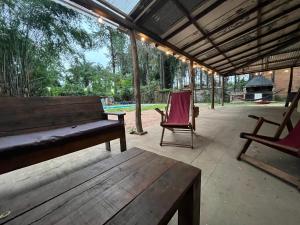 Κήπος έξω από το Apart Santa Ana de los Indios Guácaras