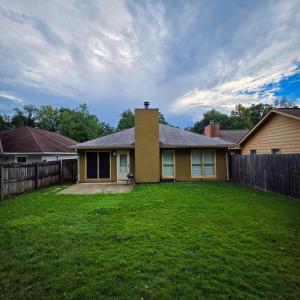 Bygningen som feriehuset ligger i