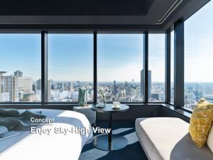 Χώρος καθιστικού στο Mitsui Garden Hotel Nagoya Premier