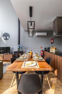 Kuchyň nebo kuchyňský kout v ubytování Casas De Bouro 3 Casa Do Alecrim