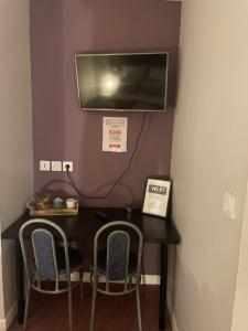 TV a/nebo společenská místnost v ubytování Le logis Katia + 4 fotografie