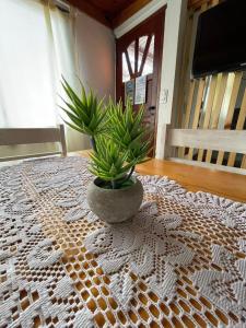 TV a/nebo společenská místnost v ubytování Lo del Turco