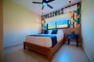 Ένα ή περισσότερα κρεβάτια σε δωμάτιο στο Luxury Cabarete Villa with Pool, AC, Starlink Internet & 24-Hour Security +104 φωτογραφίες