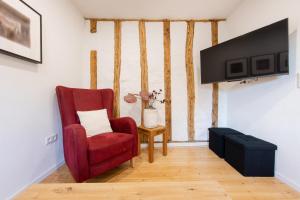 Μια τηλεόραση ή/και κέντρο ψυχαγωγίας στο Ferienhaus Immerather Hof