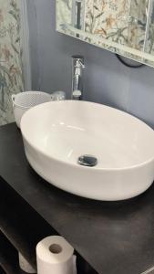 Koupelna v ubytování Blu Mediterraneo