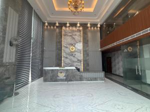 Koupelna v ubytování Hotel Amyra