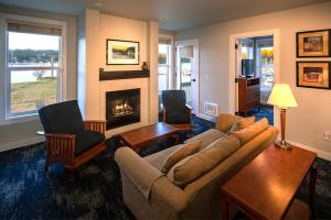 Posezení v ubytování Resort at Port Ludlow