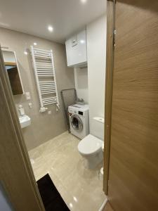 Koupelna v ubytování Daugavas Rezidence