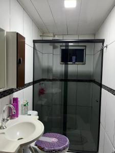 Koupelna v ubytování Residência COP 30