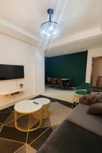 Χώρος καθιστικού στο Résidence Luxe Dakar Centre Ville