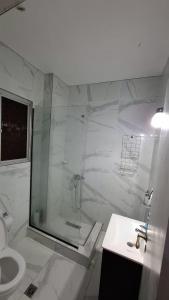 Koupelna v ubytování Depto Xiomara