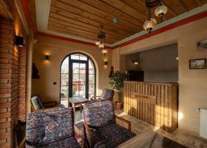 Posezení v ubytování Cappadocia Alin Stone