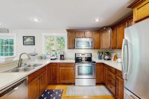 Η κουζίνα ή μικρή κουζίνα στο Beach Haven