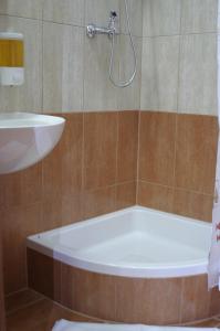 Koupelna v ubytování Rooms Virovitica