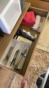 Køkken eller tekøkken på Apto 13 - Residencial Canaã + 12 billeder