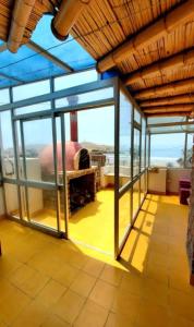 Posezení v ubytování Casa de playa Barranca