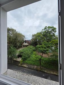 a view from a window of a house at Apartamento Artzoo in Pomerode