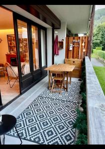 Zahrada ubytování Morzine Ressachaux A3 - Chrismas Apt