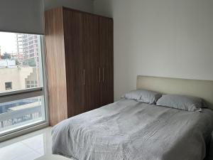 Postel nebo postele na pokoji v ubytování Moderno departamento con vista a Santa Lucía, Mty + 38 fotografií