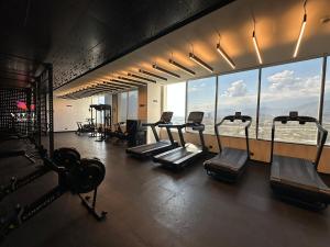 Fitness centrum a/nebo fitness zařízení v ubytování Moderno departamento con vista a Santa Lucía, Mty