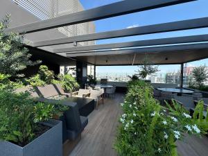 Zahrada ubytování Moderno departamento con vista a Santa Lucía, Mty